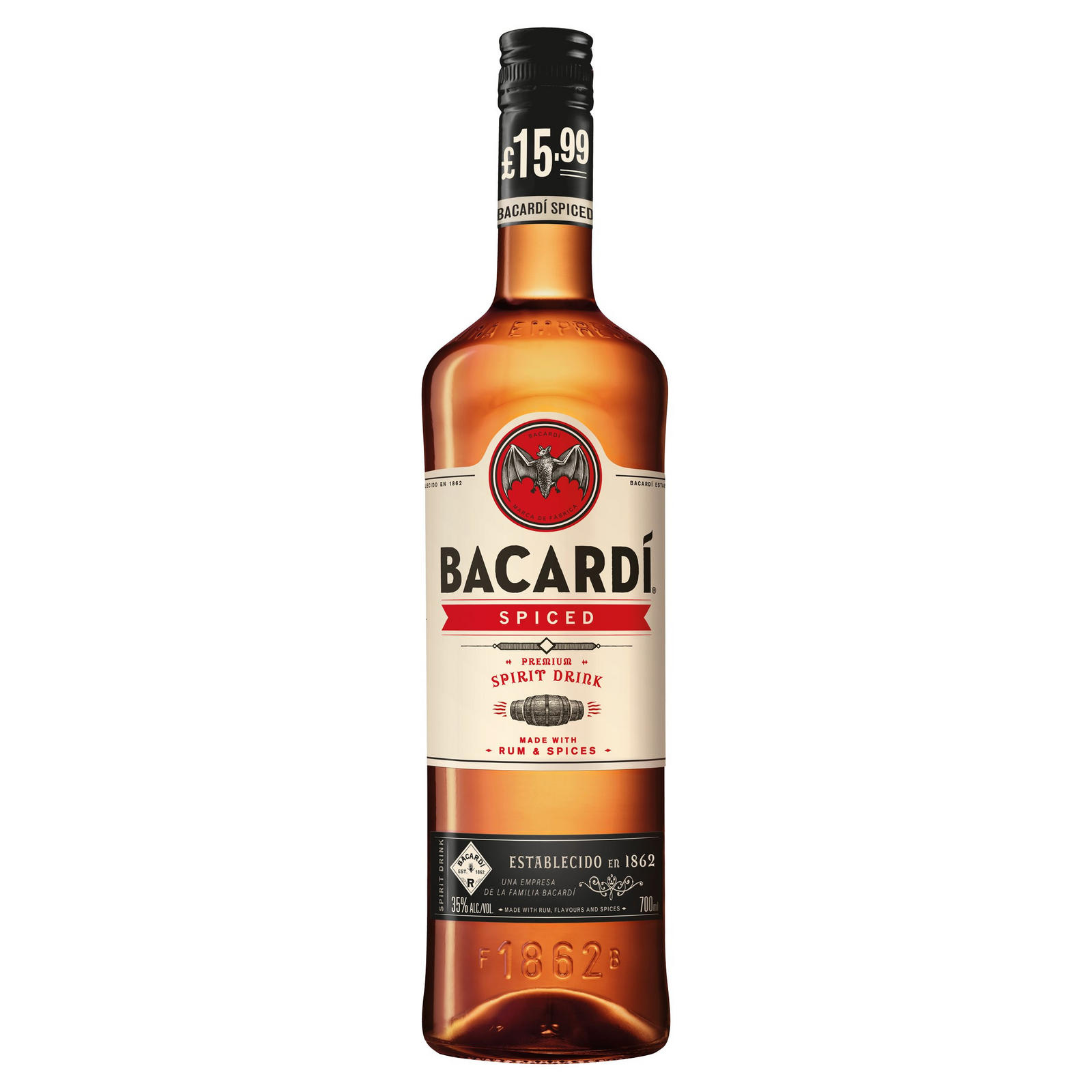 Bacardi Rum Spiced 70Cl