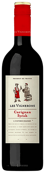 Vin De France  Les Vignerons Carig Syr  Red 750ML