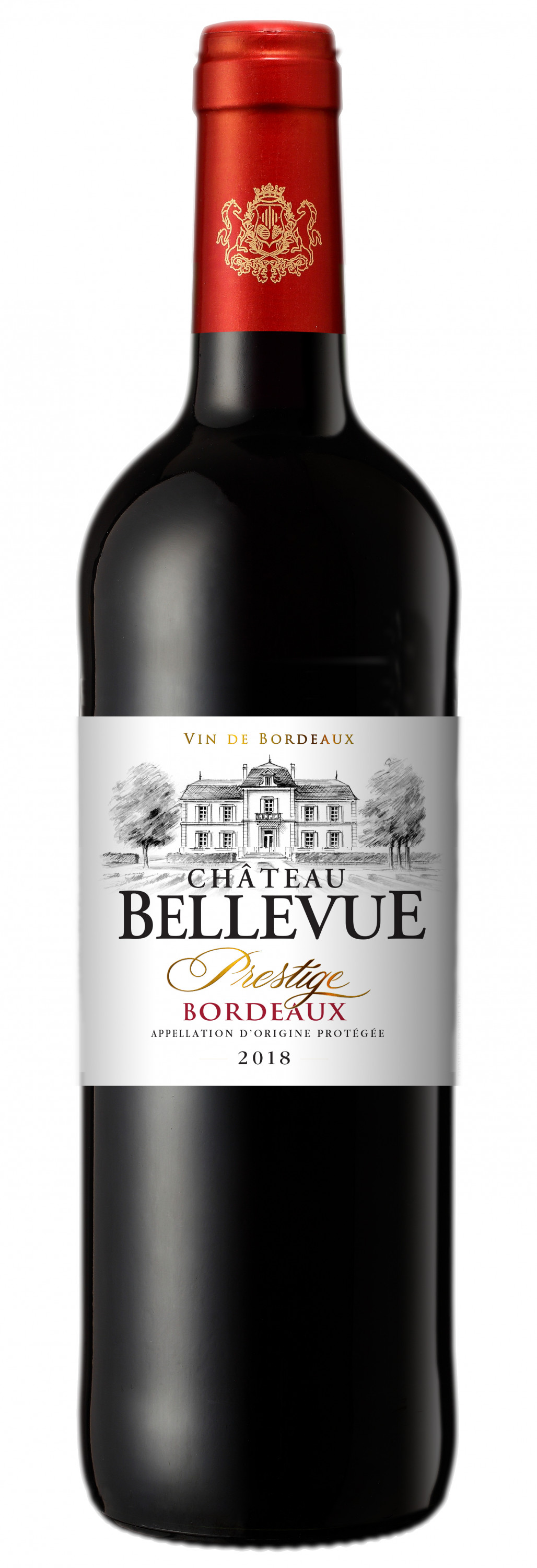 Chateau Bellevue Bordeaux Red 750Ml Merlot, Cab Sauv & Cab