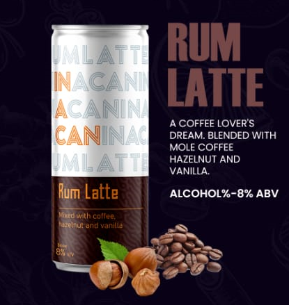 In A Can Rum Latte