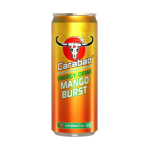Carabao Carbonated Mango Burst Energy Drink 330ML (1 can)