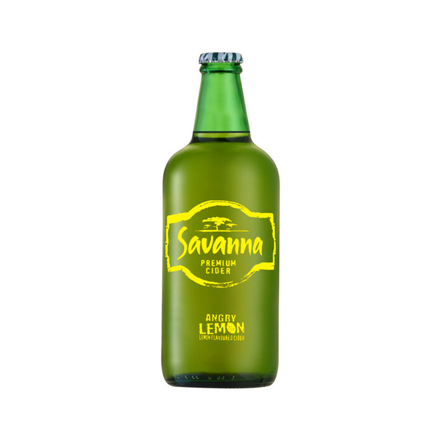 Savanna Angry Lemon 330ml (24 Bottles)