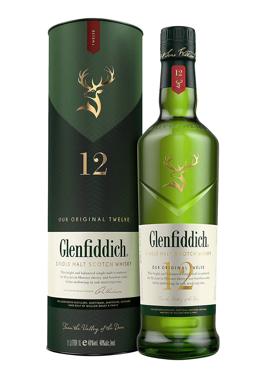 Glenfiddich Whiskey 12YO 1LT