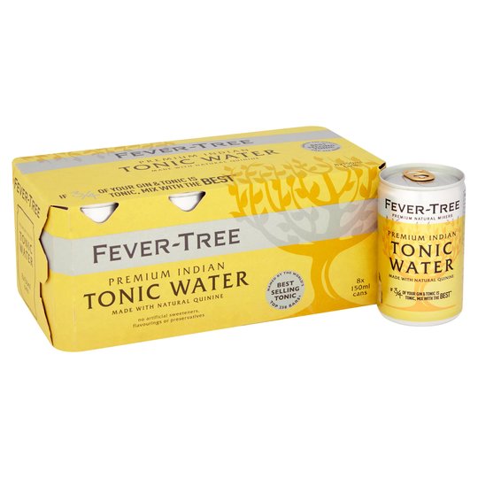 Fever Tree Water Indian Lite 150Ml 8pack