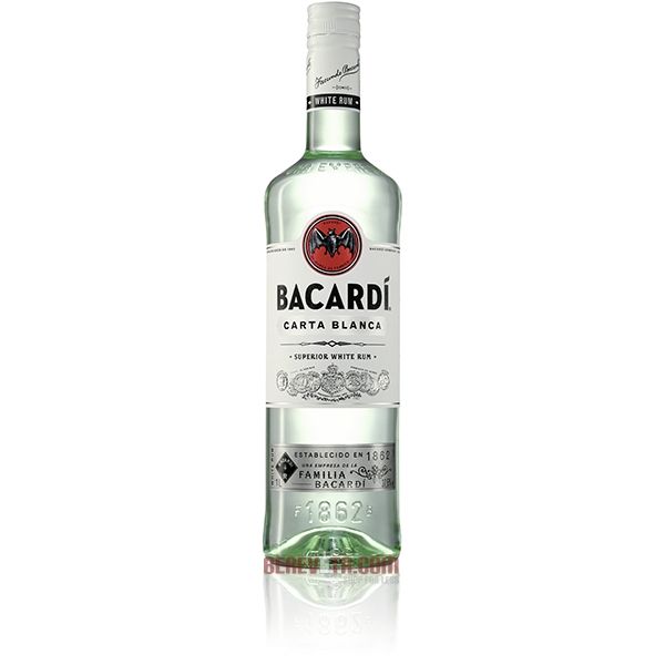 Bacardi White Rum 1Ltr