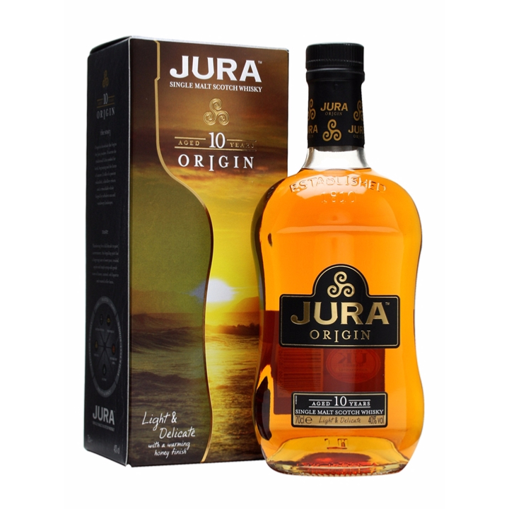 Jura Single Malt Scotch Whisky Aged 10Yrs Origin 70Cl