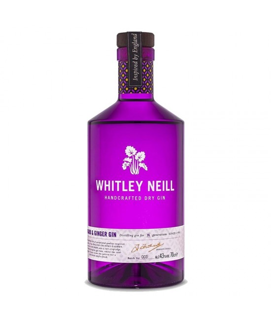 Whitley Neill Rhubarb and Ginder Gin 70Cl
